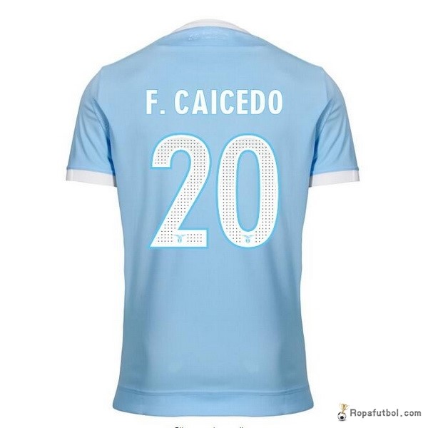 Camiseta Lazio Replica Primera Ropa F.Caicedo 2017/18